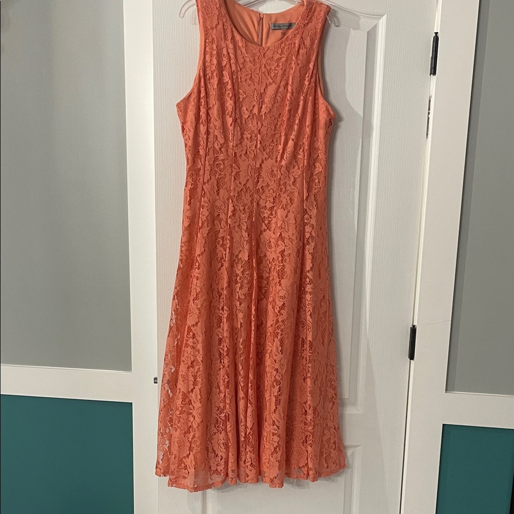 Danny & Nicole  Lace Midi Dress